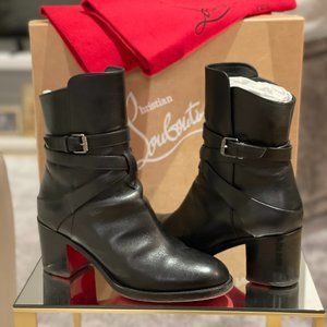 Christian Louboutin Karistrap black calf boots size 39